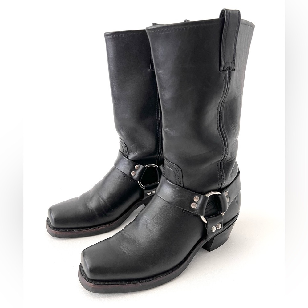 Frye Black Leather Women's Boots